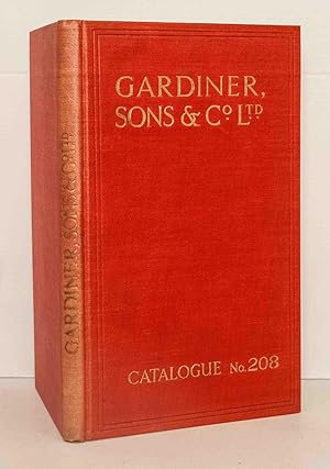 Immagine del venditore per Gardiner, Sons & Co. Ltd. Catalogue No. 208: August 1st 1947 venduto da Kerr & Sons Booksellers ABA