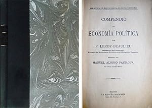 Seller image for Compendio de Economa Poltica. Traducido por Manuel Alonso Paniagua. for sale by Hesperia Libros