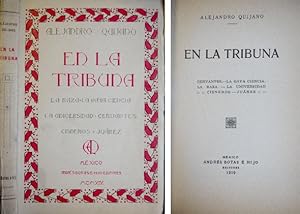 Imagen del vendedor de En la Tribuna. La Raza. La Gaya Ciencia. La Universidad. Cervantes. Cisneros. Jurez. a la venta por Hesperia Libros