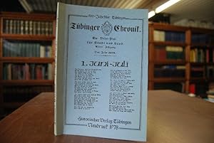 Tübinger Chronik. Ein Volksblatt für Stadt und Land. Vierter Jahrgang 1848 1. Juni-Juli.