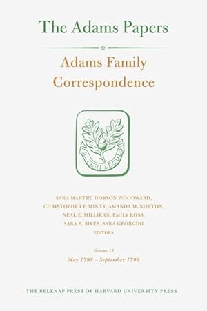 Imagen del vendedor de Adams Family Correspondence : May 1798 ? September 1799 a la venta por GreatBookPrices