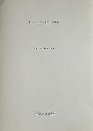 Image du vendeur pour Ostinato mis en vente par James Cummins Bookseller, ABAA