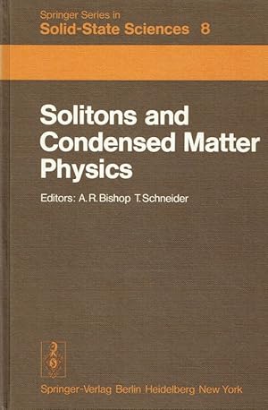 Image du vendeur pour Solitons and Condensed Matter Physics. mis en vente par Antiquariat Bernhardt