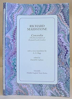 Image du vendeur pour Richard Maidstone - Concordia ( The Reconciliation Of Richard II With London ) mis en vente par Eastleach Books