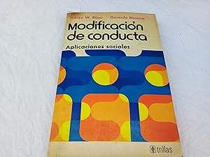 Imagen del vendedor de Modificacin de conducta. Aplicaciones sociales. a la venta por Librera "Franz Kafka" Mxico.