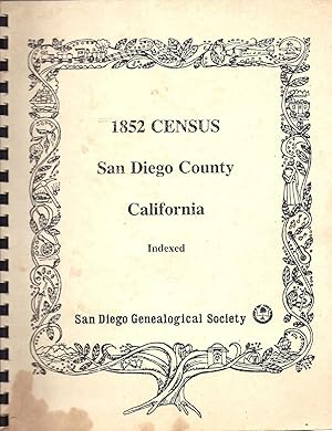 Bild des Verkufers fr 1952 Census San Diego County, California Second Edition 1995 oversize zum Verkauf von Charles Lewis Best Booksellers