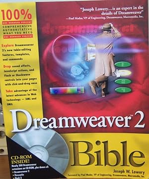 Image du vendeur pour Dreamweaver 2 Bible With Unopened CD mis en vente par First Class Used Books