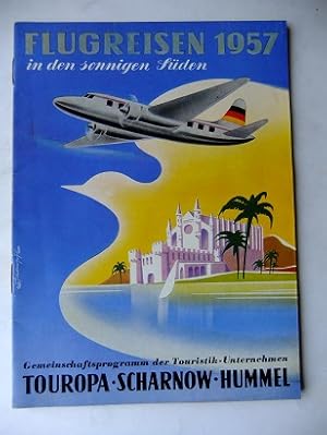 Seller image for Flugreisen 1957 in den sonnigen Sden. for sale by Antiquariat Heinzelmnnchen