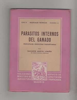 Imagen del vendedor de Parsitos internos del ganado. Principales enzootias parasitarias. a la venta por Librera El Crabo