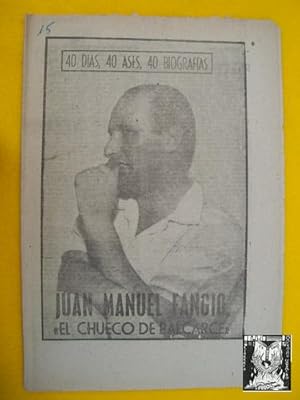 JUAN MANUEL FANGIO - El Chueco de Balcarce - Automovilismo
