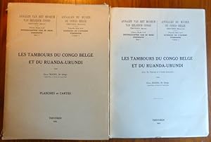 Seller image for Les tambours du Congo Belge et du Ruanda-Urundi. Volume 1 (2 Teile) : 1. Text, avec XL Planches et 5 Cartes hors-texte/ 2. Planches et Cartes//. (= Annales du Musee du Congo Belge, Vol. 1) for sale by Krull GmbH