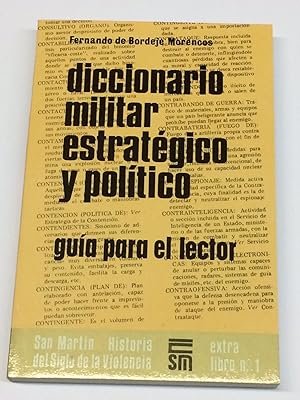 Imagen del vendedor de Diccionario militar estratgico y poltico. Gua para el lector. a la venta por LIBRERA DEL PRADO