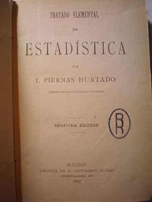 Tratado elemental de Estadística