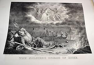 The Soldier's Dream of Home (Civil War Lithograph)