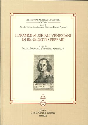 Bild des Verkufers fr I drammi musicali veneziani di Benedetto Ferrari zum Verkauf von Libro Co. Italia Srl