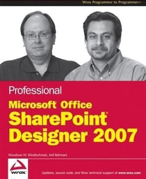 Imagen del vendedor de Professional Microsoft Office SharePoint Designer 2007 a la venta por Libro Co. Italia Srl