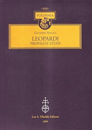 Imagen del vendedor de Leopardi. Profilo e studi a la venta por Libro Co. Italia Srl
