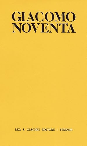 Immagine del venditore per Giacomo Noventa venduto da Libro Co. Italia Srl