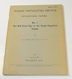 The Old Stone Age in the Anglo-Egyptian Sudan (Sudan Antiquities Service, Occasional Papers No. 1)