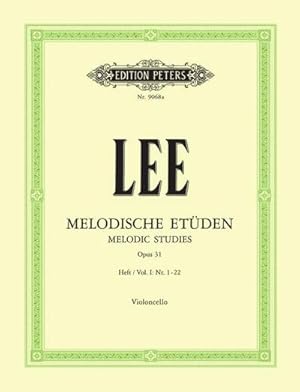 Bild des Verkufers fr Melodische Etden op.31 Band 1 (Nr.1-22)fr Violoncello zum Verkauf von AHA-BUCH GmbH