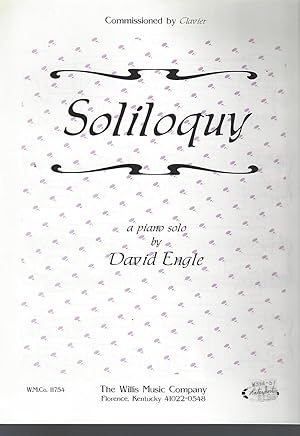 Immagine del venditore per Soliloquy Piano Solo Later Intermediate Level venduto da Vada's Book Store