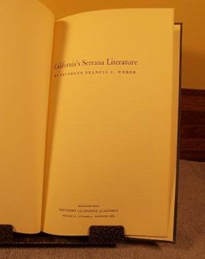 Seller image for California's Serrana Literature for sale by M and N Books and Treasures