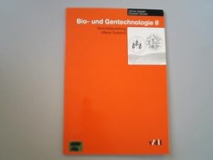 Bild des Verkufers fr Bio- und Gentechnolgie II - Technikbeurteilung offener Systeme. zum Verkauf von Antiquariat Bookfarm