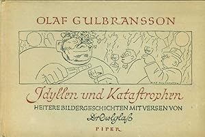 Seller image for Idyllen und Katstrophen. Heitere Geschichten mit Versen von Dr. Owlglass. for sale by Online-Buchversand  Die Eule