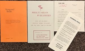 Seller image for Vanguard books, publishers and distributors of book, pamphlets and periodicals on history, political science, sociology, economics, philosophy, culture, and current affairs for sale by Bolerium Books Inc.