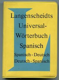 Langenscheidts Universal-WÃÂ rterbuch Spanisch Spanisch-Deutsch / Deutsch-Spanisch