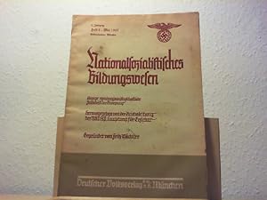 Seller image for Nationalsozialistisches Bildungswesen.1937 Heft 5. 2. Jahrgang. Einzige erziehungswissenschaftliche Zeitschrift der Bewegung. for sale by Antiquariat im Schloss