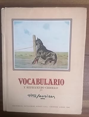 Bild des Verkufers fr VOCABULARIO Y REFRANERO CRIOLLO zum Verkauf von Itziar Arranz Libros & Dribaslibros