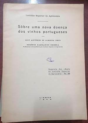 SOBRE UMA NOVA DOENÇA DOS VINHOS PORTUGUESES