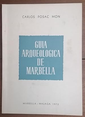 Imagen del vendedor de GUA ARQUEOLGICA DE MARBELLA a la venta por Itziar Arranz Libros & Dribaslibros