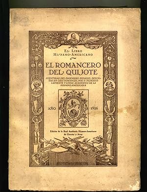 EL ROMANCERO DEL QUIJOTE. Aventuras del ingenioso hidalgo, descritas en CXIII romances, por D. Fe...