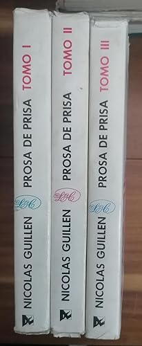 PROSA DE PRISA 1929 - 1972. I, II y III. Completa