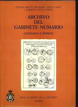ARCHIVO DEL GABINETE NUMARIO. Catálogo de Índices