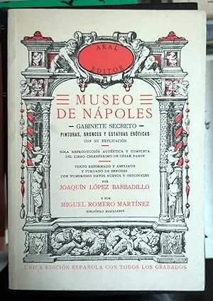 Imagen del vendedor de MUSEO DE NPOLES (Gabinete secreto) a la venta por Itziar Arranz Libros & Dribaslibros