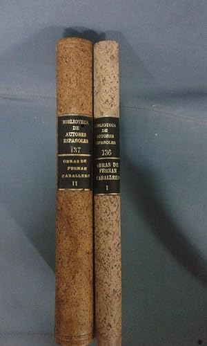 OBRAS DE FERNAN CABALLERO. I y II. Completo. Biblioteca de Autores Españoles 136, 137