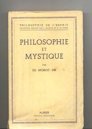 PHILOSOPHIE ET MYSTIQUE