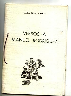 VERSOS A MANUEL RODRIGUEZ "MANOLETE"