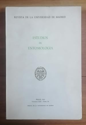 ESTUDIOS DE ENTOMOLOGIA. Revista de la Universidad de Madrid. Vol. XXI. Nº 82