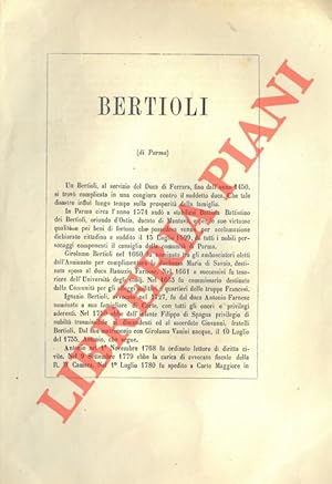 Bertioli (di Parma).