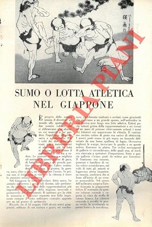 Sumo o lotta atletica nel Giappone.