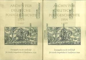 Archiv für deutsche Postgeschichte. 1954, 1. und 2. Heft.