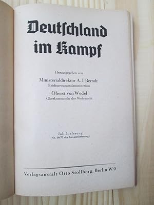 Seller image for Deutschland im Kampf : [1942] Juli-Lieferung (Nr. 69 / 70 der Gesamtlieferung) for sale by Expatriate Bookshop of Denmark