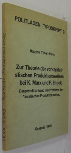 Zur Theorie der vorkapitalistischen Produktionsweisen bei K. Marx und F. Engels. Dargestellt anha...