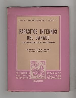 Imagen del vendedor de Parsitos internos del ganado. Principales enzootias parasitarias. a la venta por Librera El Crabo