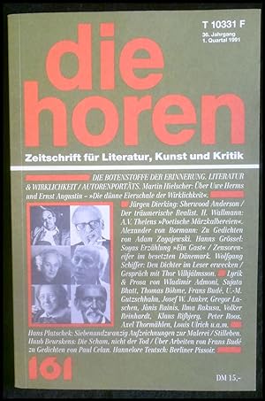 Seller image for Die Horen Nr. 163, 36. Jahrgang, 3. Quartal 1991. Zeitschrift fr Literatur, Kunst und Kritik for sale by ANTIQUARIAT Franke BRUDDENBOOKS