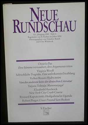 Immagine del venditore per Neue Rundschau 90/4. 101. Jahrgang. Heft 4 venduto da ANTIQUARIAT Franke BRUDDENBOOKS
